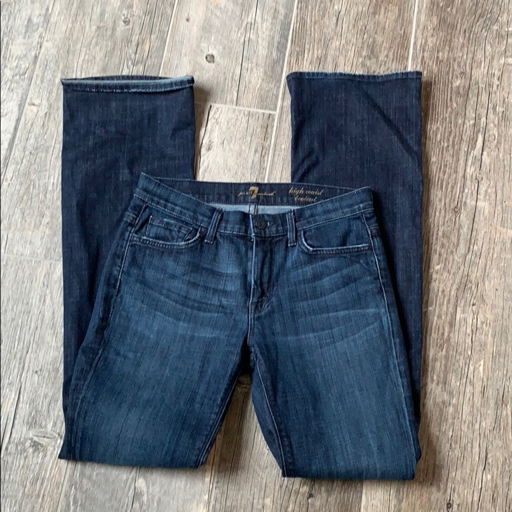 Seven for all mankind high waist boot cut 27